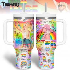 Lady Gaga Pride Stanley Tumbler