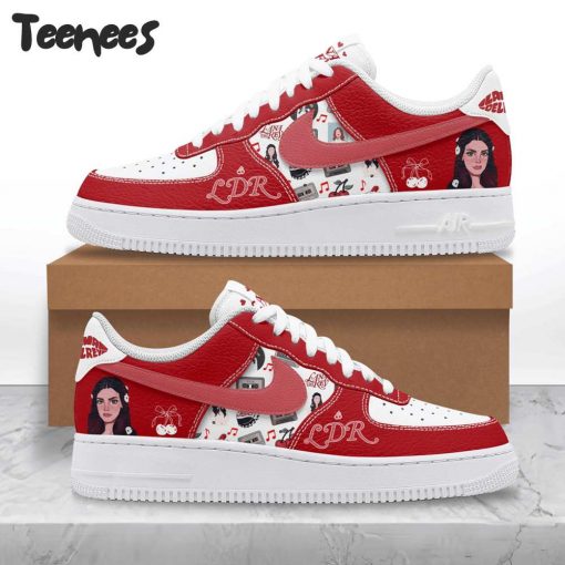 Lana Del Rey Red Air Force 1 Shoes