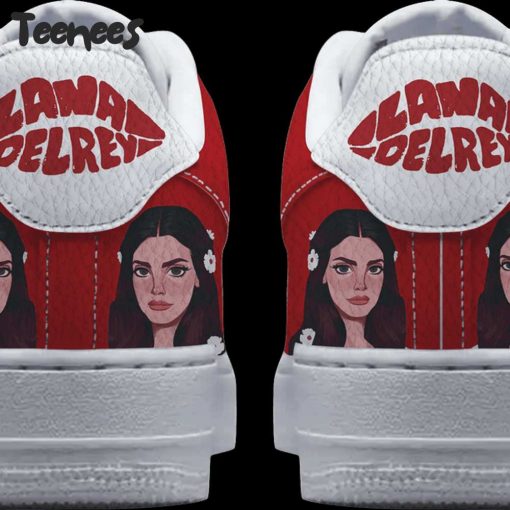 Lana Del Rey Red Air Force 1 Shoes