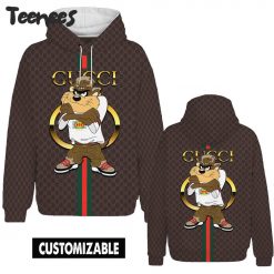 Looney Tunes Taz Tasmanian x Gucci Chocolate Hoodie