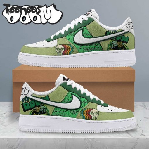 MF DOOM Green Air Force 1 Shoes