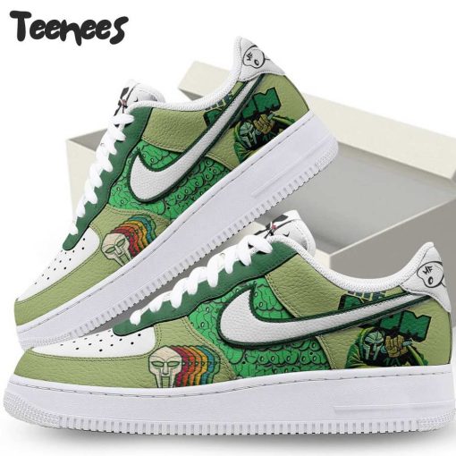 MF DOOM Green Air Force 1 Shoes