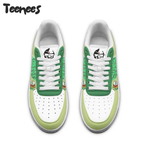 MF DOOM Green Air Force 1 Shoes