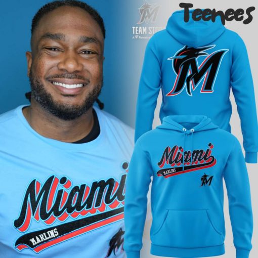 Miami Marlins Baseball Team Hoodie