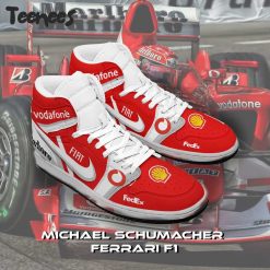 Michael Schumacher Ferrari F1 Car Air Jordan 1 Shoes