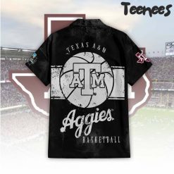 NCAA Texas AM Aggies Black Basketball Button Shirt