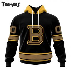 NHL Boston Bruins Black Out Hoodie