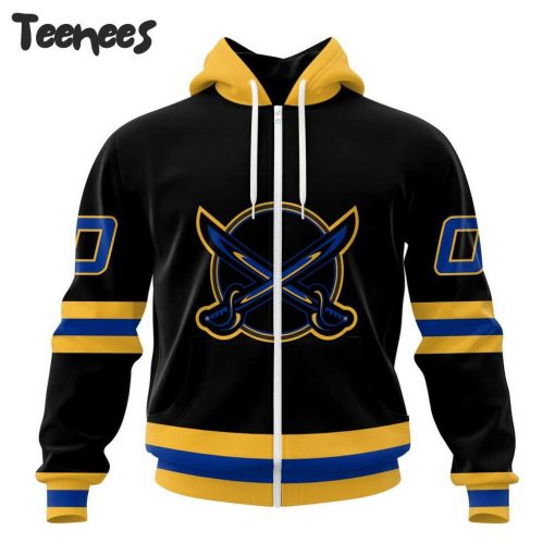 NHL Buffalo Sabres Black Out Hoodie