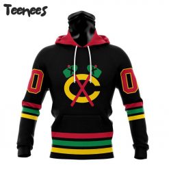 NHL Chicago Blackhawks Black Out Hoodie