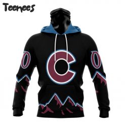 NHL Colorado Avalanche Black Out Hoodie