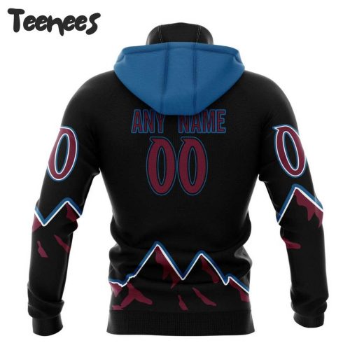 NHL Colorado Avalanche Black Out Hoodie