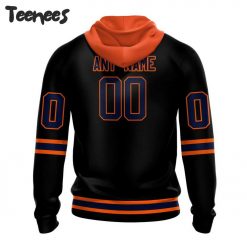 NHL Edmonton Oilers Black Out Hoodie