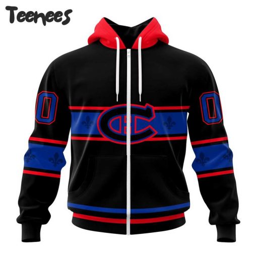 NHL Montreal Canadiens Black Out Hoodie