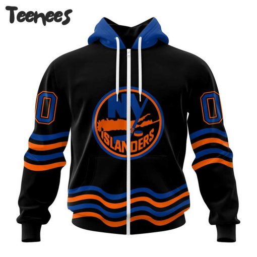 NHL New York Islanders Black Out Hoodie