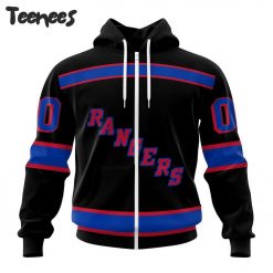 NHL New York Rangers Black Out Hoodie