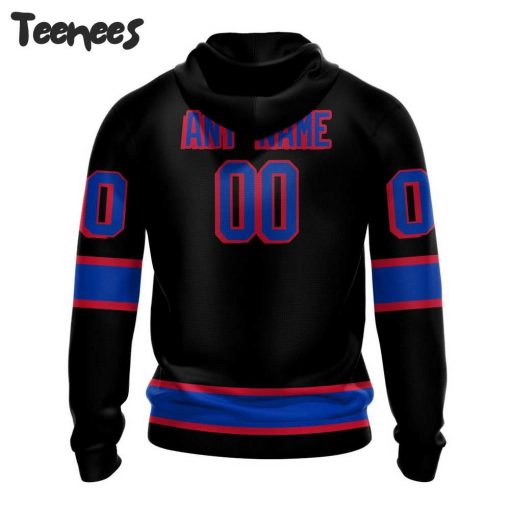 NHL New York Rangers Black Out Hoodie