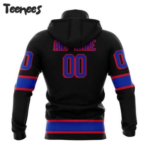 NHL New York Rangers Black Out Hoodie