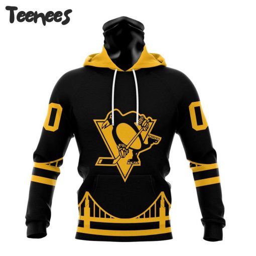 NHL Pittsburgh Penguins Black Out Hoodie