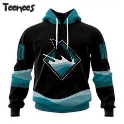 NHL San Jose Sharks Black Out Hoodie