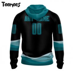 NHL San Jose Sharks Black Out Hoodie