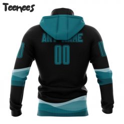 NHL San Jose Sharks Black Out Hoodie