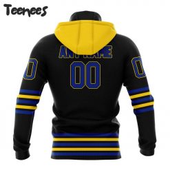 NHL St Louis Blues Black Out Hoodie