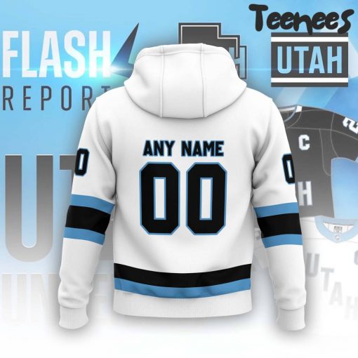 NHL Utah Hockey Club 2024 Personalized White Hoodie