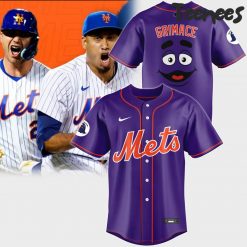 New York Mets Grimace Baseball Jersey