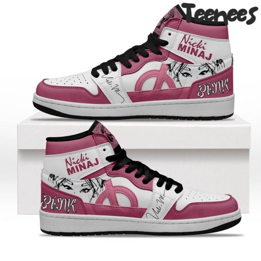 Nicki Minaj Pink Signature Air Jordan 1 Shoes