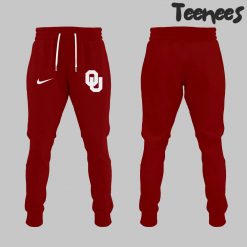 Oklahoma Sooners 2024 NCAA Softball Womens College World Series Champions Back to Back Red Hoodie Pants