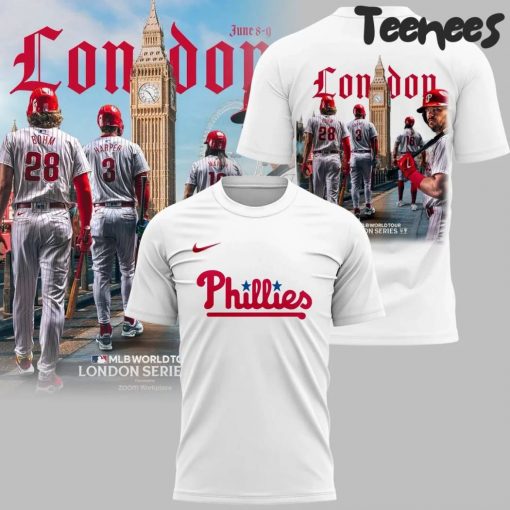 Philadelphia Phillies Crossing the Pond T-Shirt