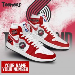 Portland Trail Blazers Personalized Air Jordan 1 Sneaker