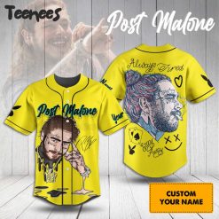 Post Malone Always Tired Stay Away Baseball Jersey