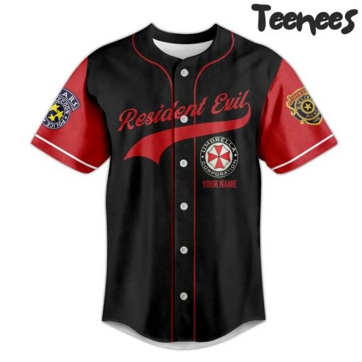 Resident Evil Visit Raccoon City Baseball Jersey