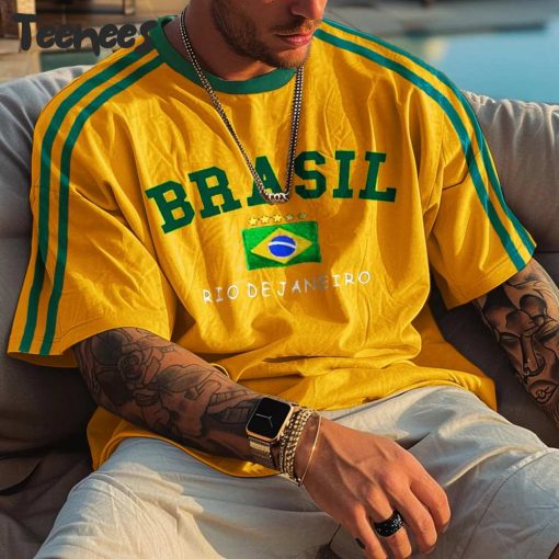 Retro Brazilian Football T-Shirt