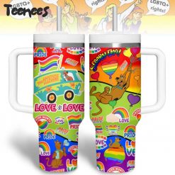 Scooby Doo Pride LGBT Love is Love Stanley Tumbler