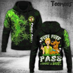 Scooby Doo Puff Puff Pass Weed Scooby a Doobie Hoodie