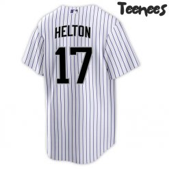 Special Todd Helton Colorado Rockies Pinstripes Baseball Jersey