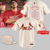 St. Louis Cardinals The Lou 2024 City Connect Red Gold Baseball Jersey