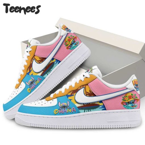 Stitch Ohana Air Force 1 Shoes