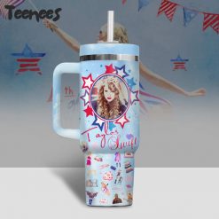 Taylor Swift 4th of July America Stanley Tumbler