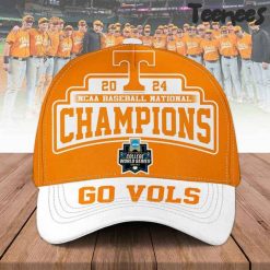 Tennessee Vollunteers 2024 College World Series Ohama Champions Hat