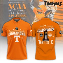 Tennessee Vollunteers 2024 College World Series Ohama Champions Polo Shirt