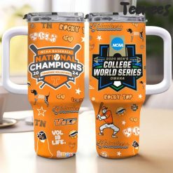 Tennessee Vollunteers 2024 College World Series Ohama Champions Stanley Tumbler