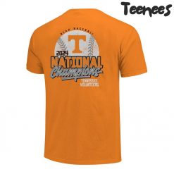 Tennessee Volunteers 2024 NCAA Mens Baseball College World Series Champions Comfort TShirt 3