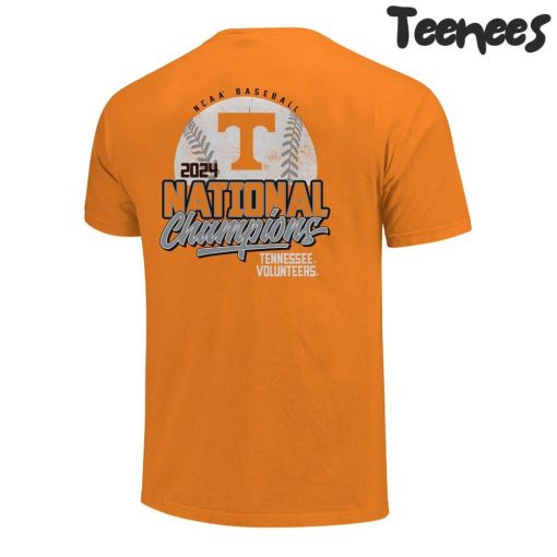 Tennessee Volunteers 2024 NCAA Mens Baseball College World Series Champions Comfort T-Shirt