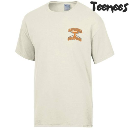 Tennessee Volunteers 2024 NCAA Mens Baseball College World Series Champions Cream T-Shirt