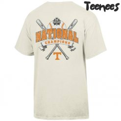 Tennessee Volunteers 2024 NCAA Mens Baseball College World Series Champions Cream TShirt 3