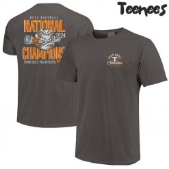 Tennessee Volunteers 2024 NCAA Mens Baseball College World Series Champions Graphite T-Shirt