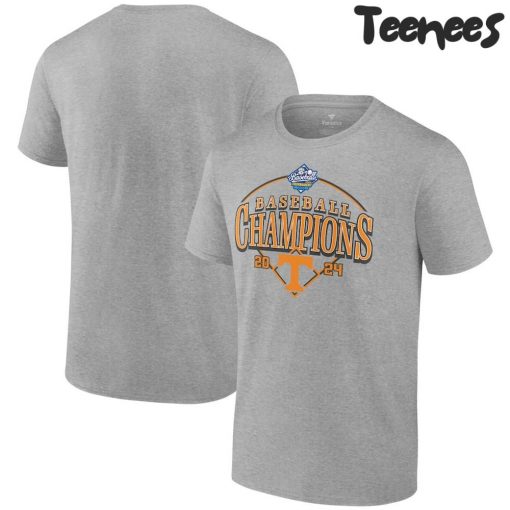 Tennessee Volunteers 2024 SEC Baseball Conference Tournament Champions Curveball Break T-Shirt